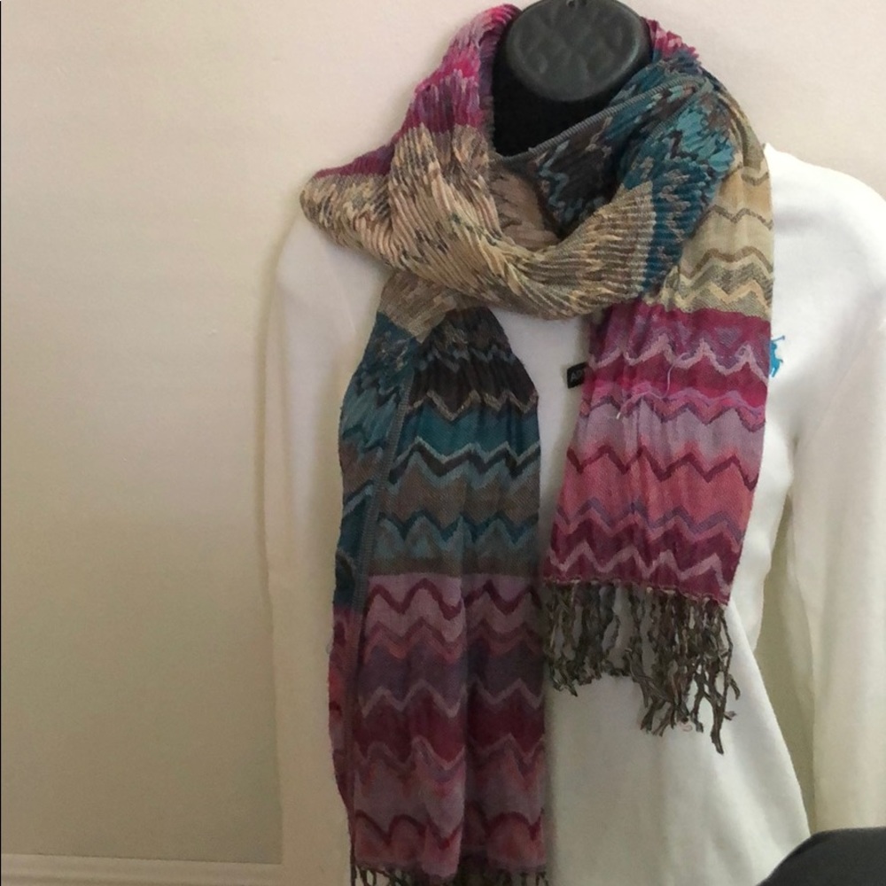 W thick cotton scarf variety colors tassel end